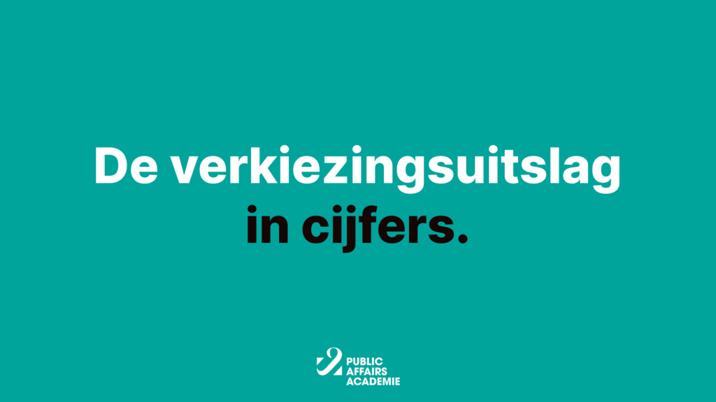 De Verkiezingsuitslag in cijfers